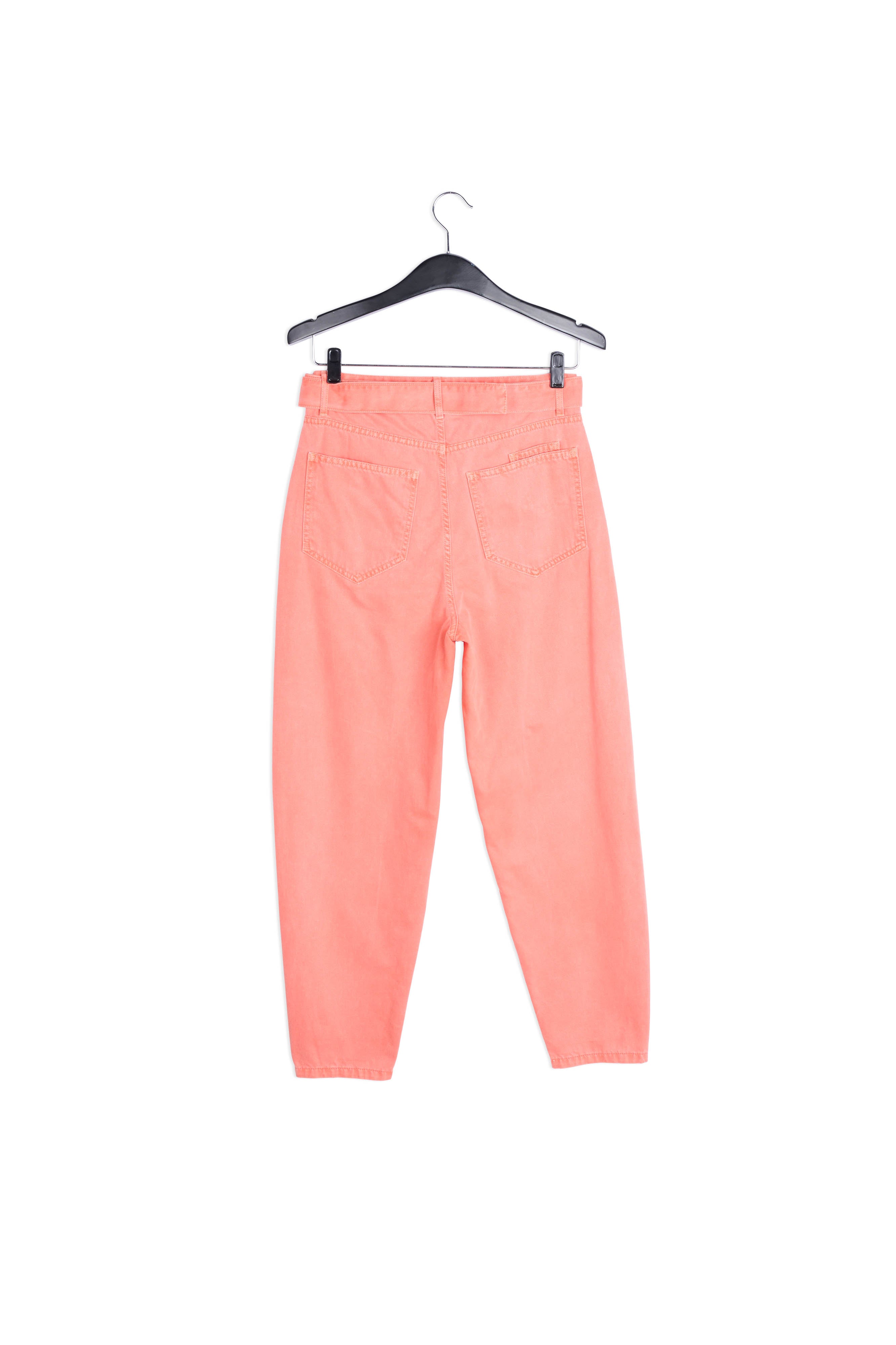 Oranje wijde jeans met hoge taille RE—SSENTIEL | Essentiel second hand