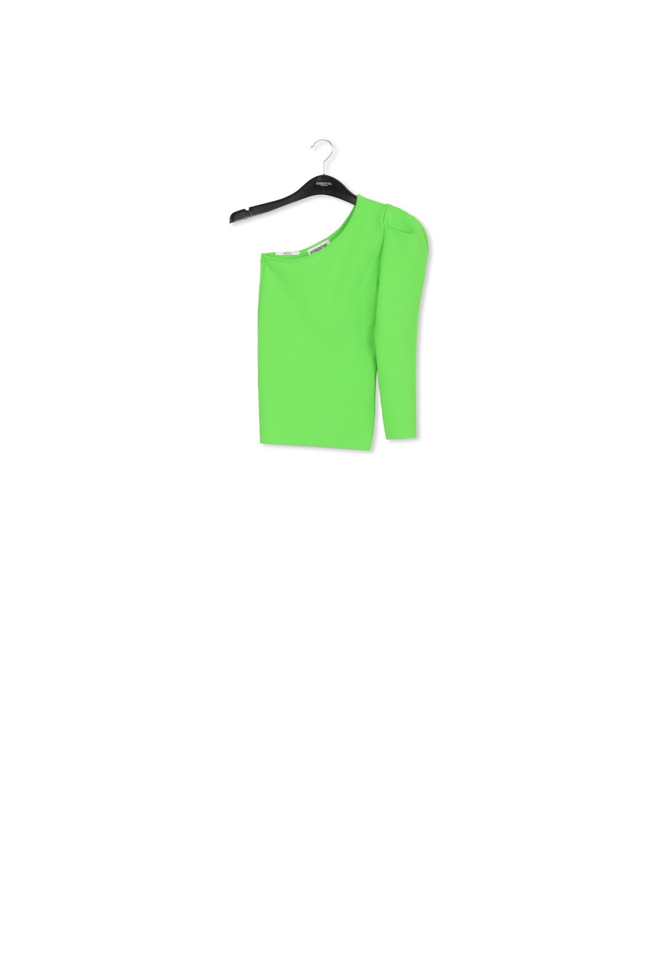 Top vert fluo à épaule dénudée RE—SSENTIEL | Essentiel second hand
