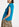 Blauwe mouwloze cardigan van mohairmix Faume - seconde main