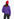Purple light knitted open cardigan Faume - seconde main
