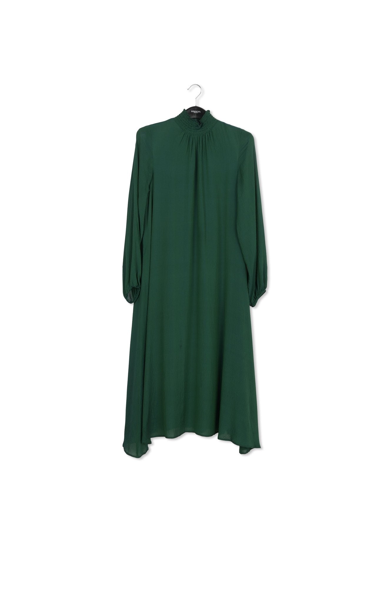 Dark green midi-length dress RE—SSENTIEL | Essentiel second hand