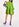 Groene mini-jurk van jacquard Faume - seconde main