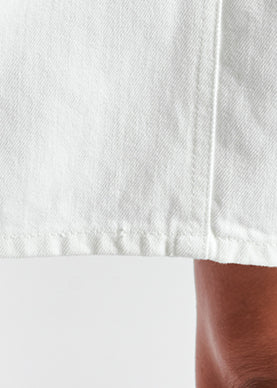 Off-white high-waisted mini skirt RE—SSENTIEL | Essentiel second hand