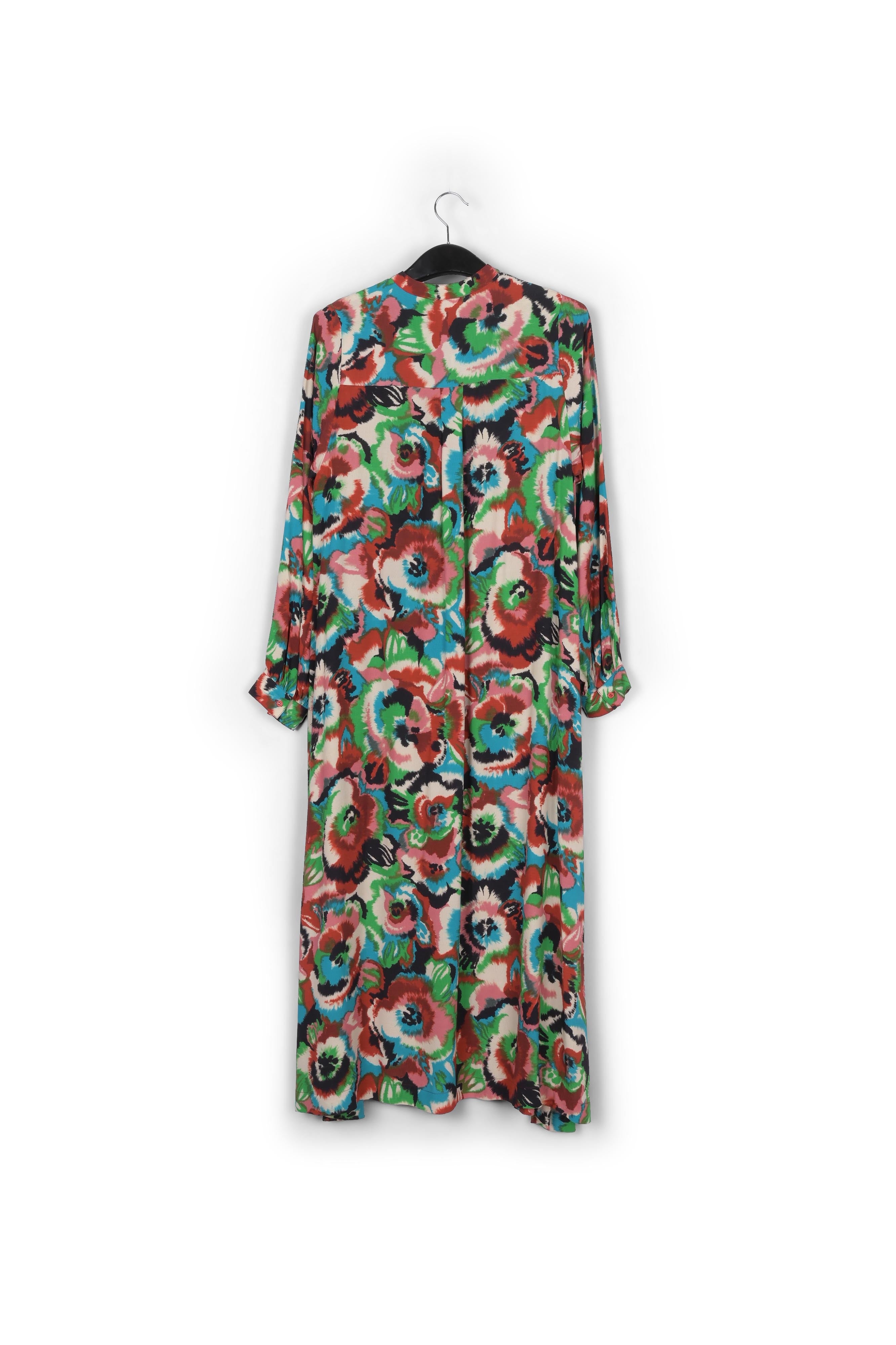 Multicolor floral-print shirt dress RE—SSENTIEL | Essentiel second hand
