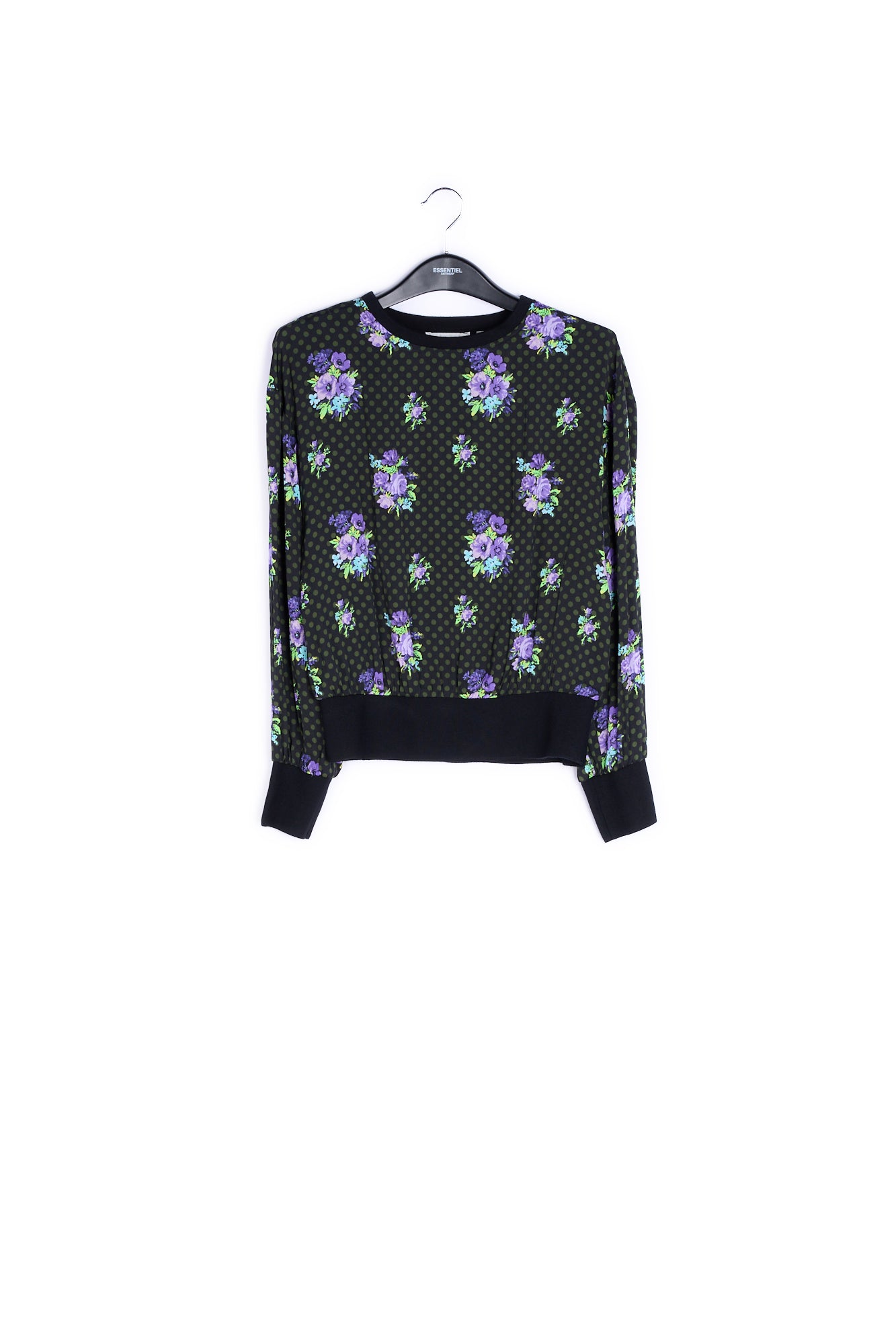 Floral polka dot top RE—SSENTIEL | Essentiel second hand
