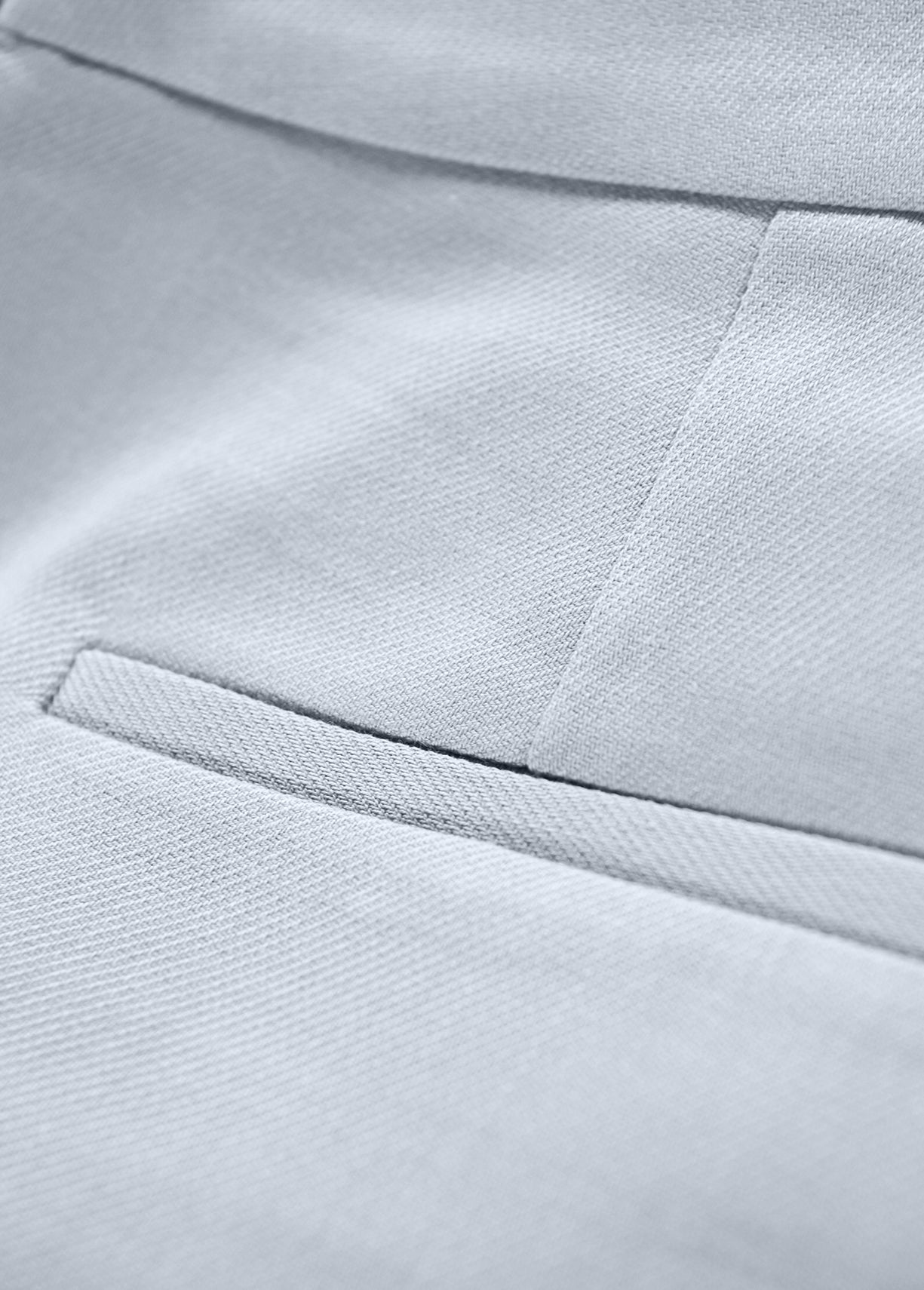 Light blue classic trousers RE—SSENTIEL | Essentiel second hand