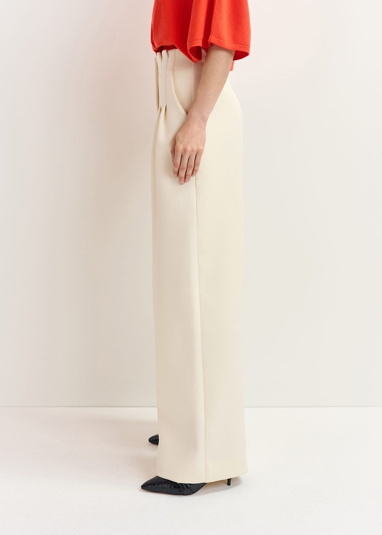 Off-white wide-leg pants RE—SSENTIEL | Essentiel second hand