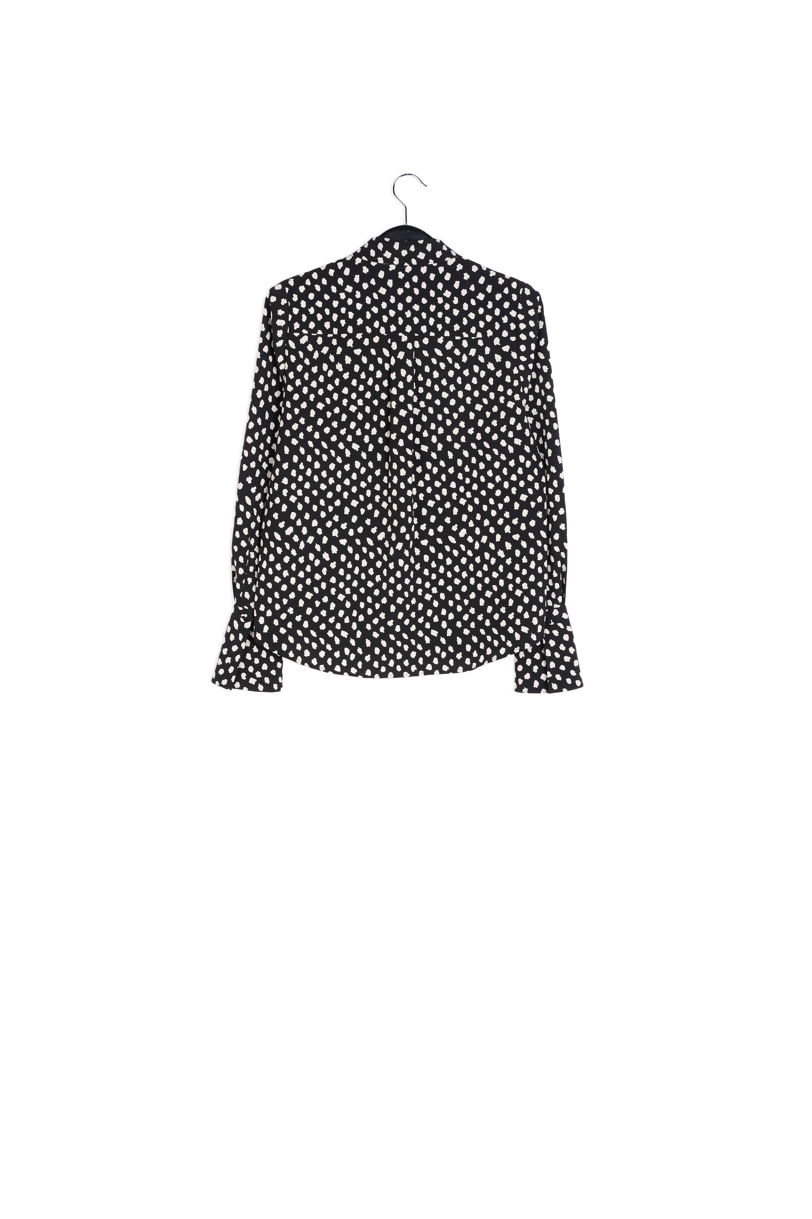 Black polka dot shirt RE—SSENTIEL | Essentiel second hand