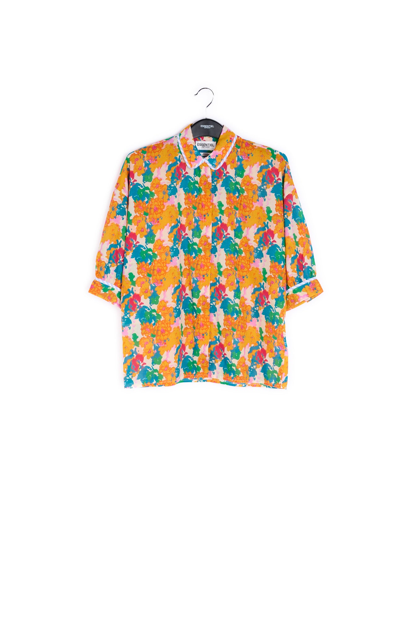 Multicolored floral-print blouse RE—SSENTIEL | Essentiel second hand