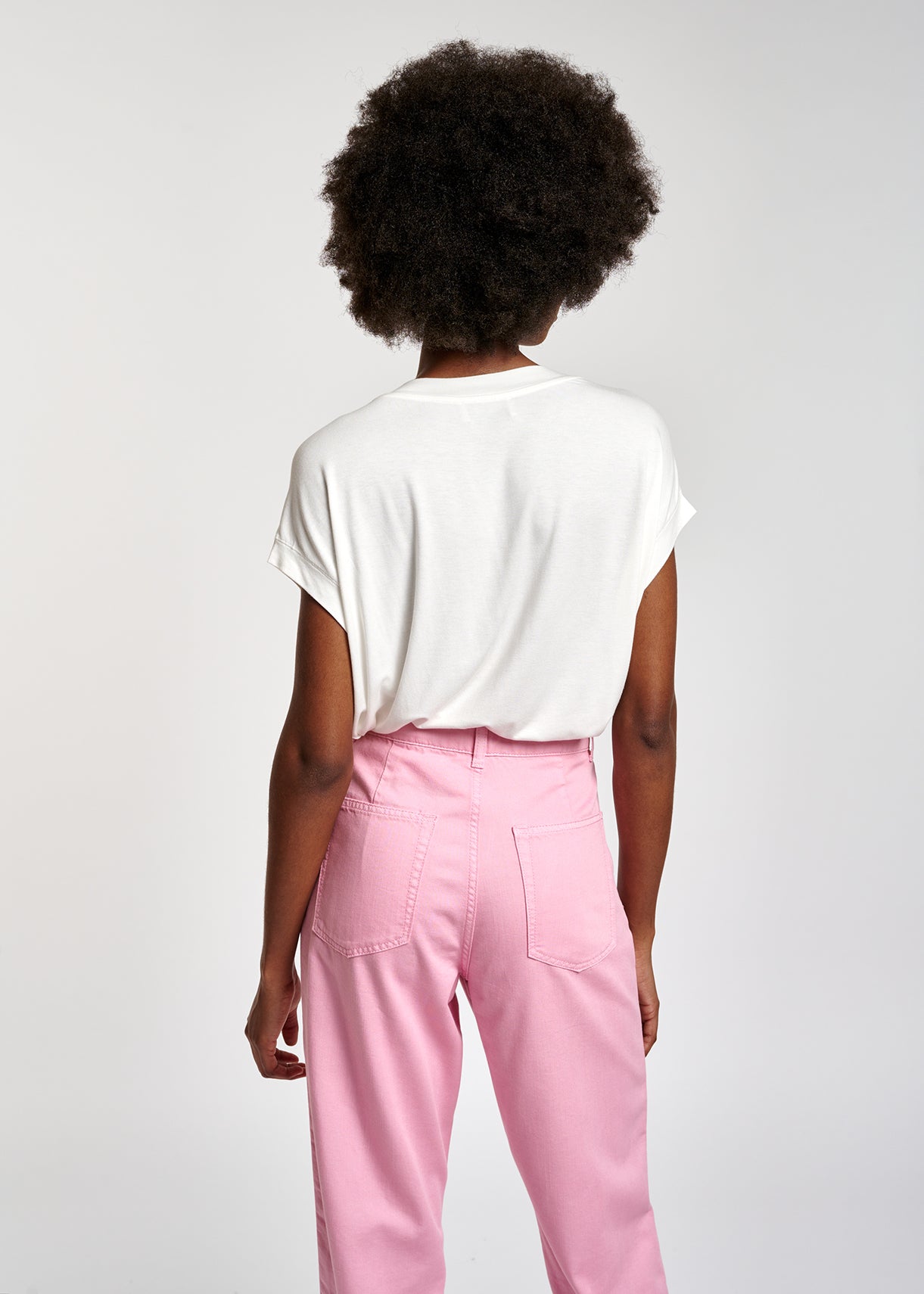 Off-white loose-fit T-shirt RE—SSENTIEL | Essentiel second hand