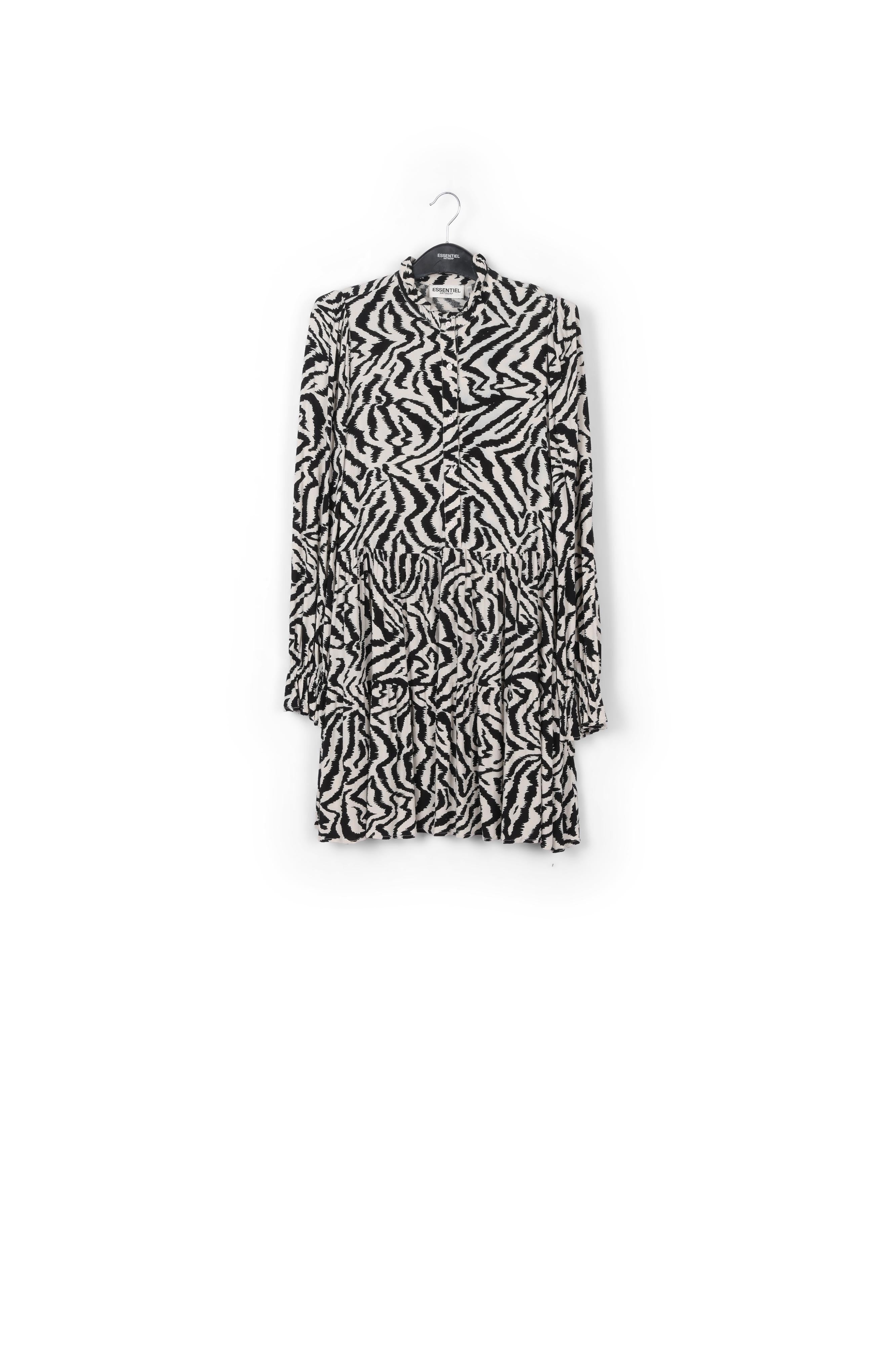 Mini robe trapèze aux imprimés léopard et pois RE—SSENTIEL | Essentiel second hand