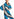 Graphic print top with voluminous sleeves Faume - seconde main