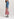 Two-tone frayed oversized denim jacket Faume - seconde main