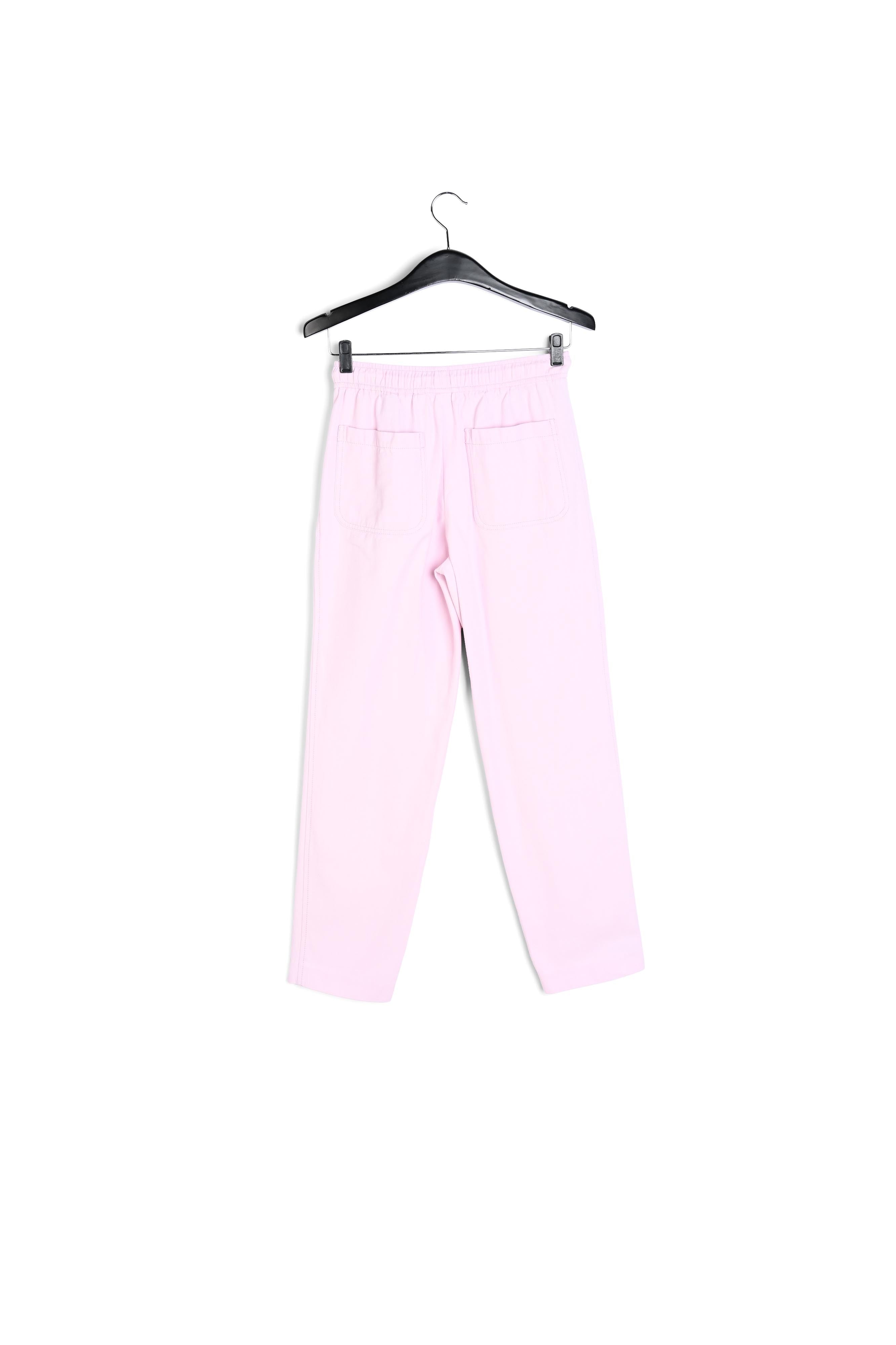 Pantalon fuselé en coton lilas RE—SSENTIEL | Essentiel second hand