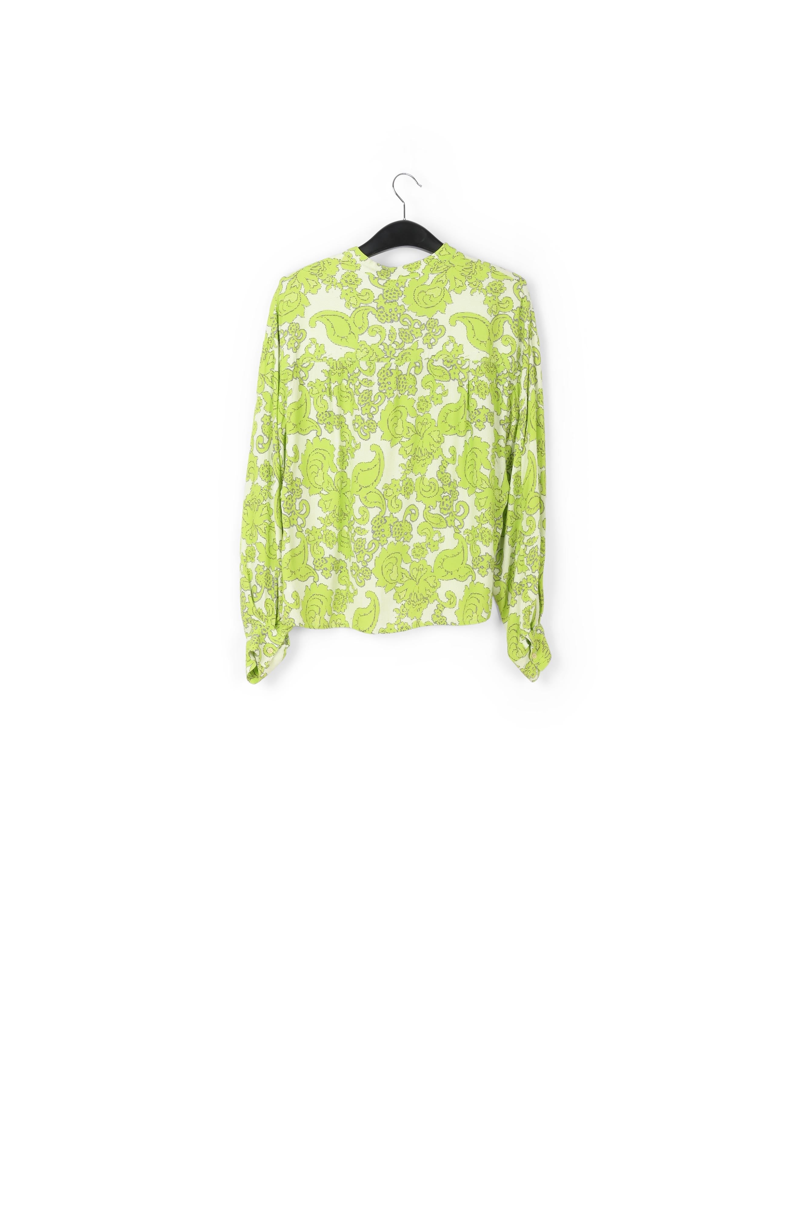 Chemise à imprimé fleuri vert RE—SSENTIEL | Essentiel second hand