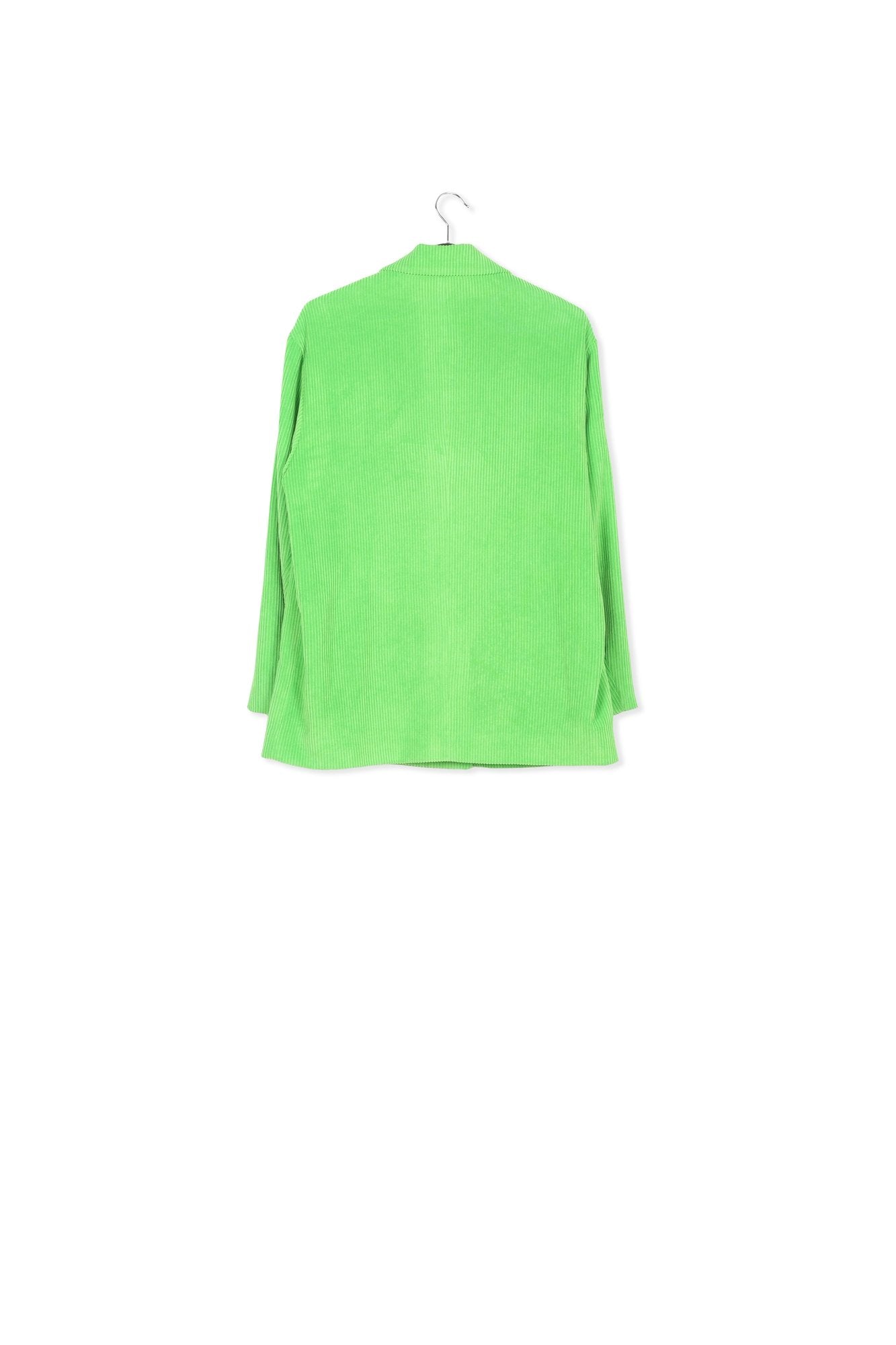 Blazer croisé en velours côtelé vert RE—SSENTIEL | Essentiel second hand