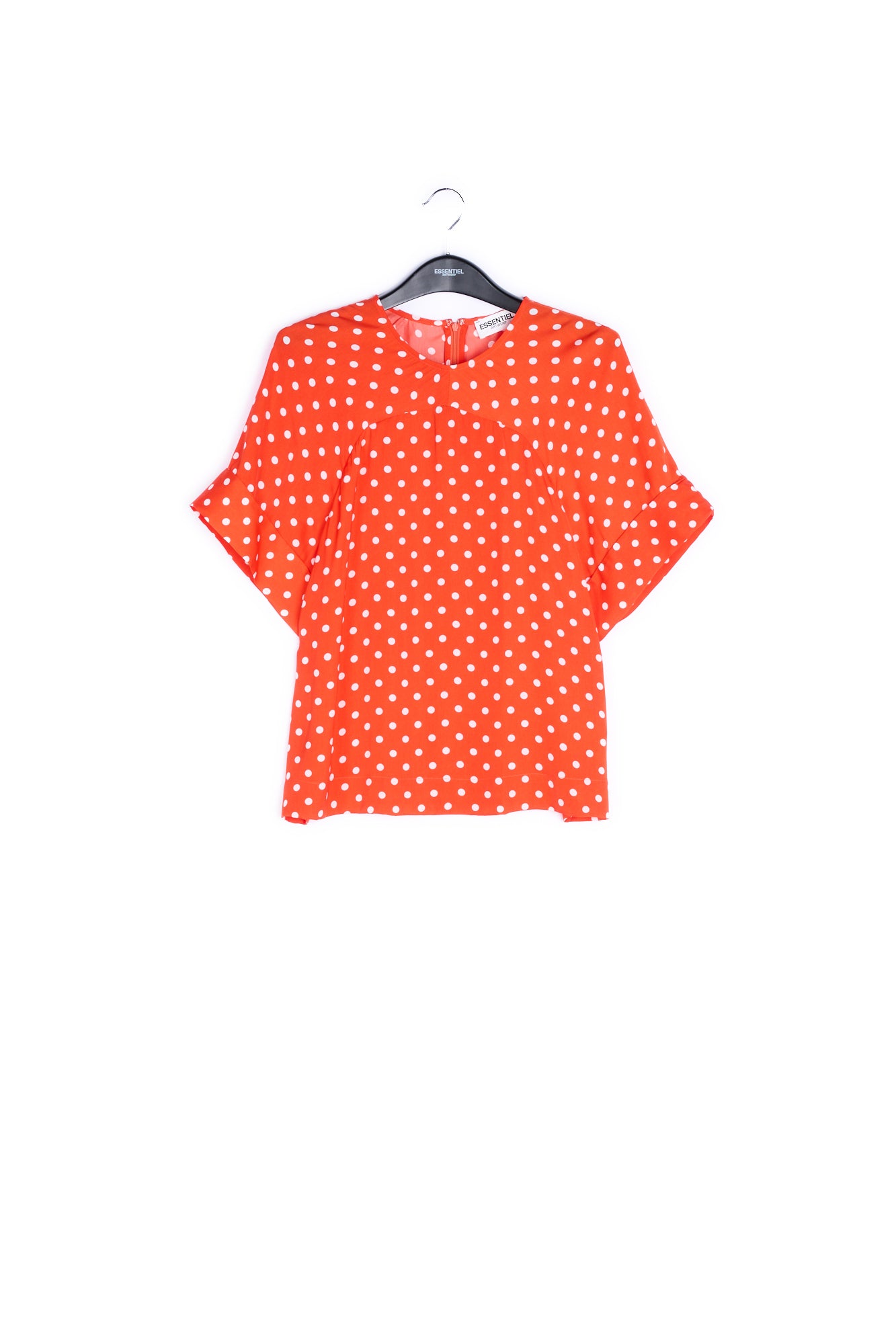 Red polka dot top RE—SSENTIEL | Essentiel second hand