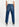 Jean boyfriend court taille haute en coton bleu marine Faume - seconde main