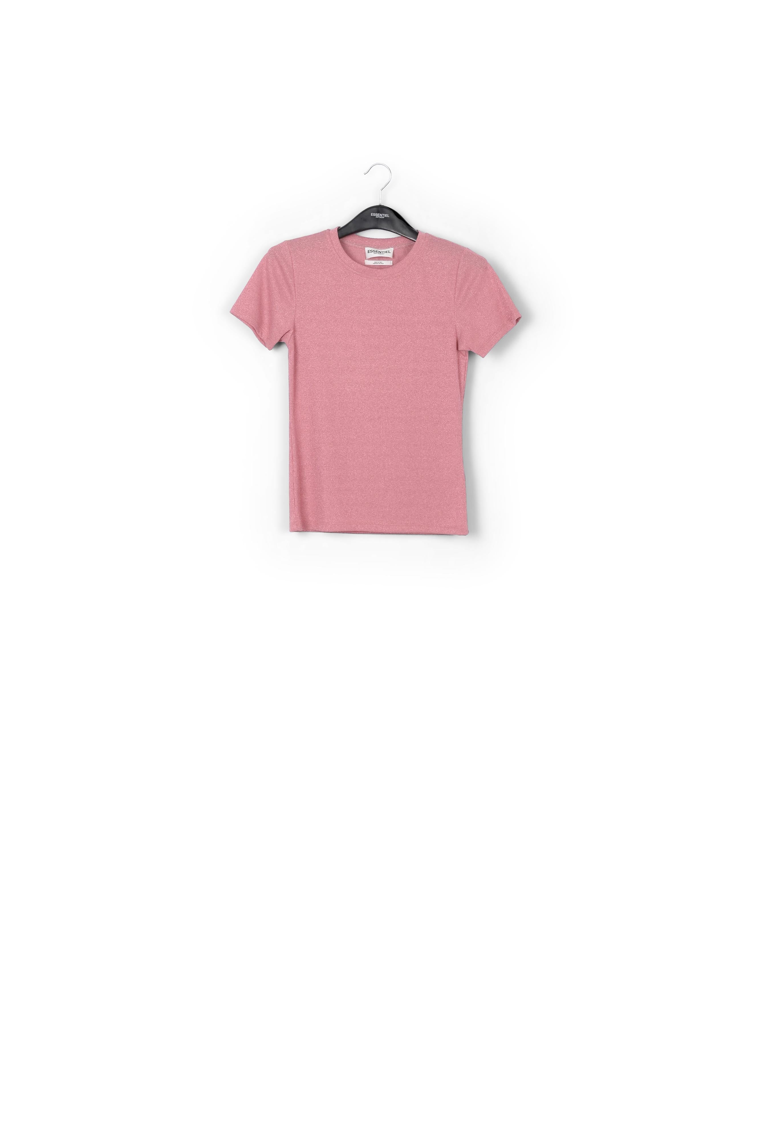 Pink lurex T-shirt RE—SSENTIEL | Essentiel second hand