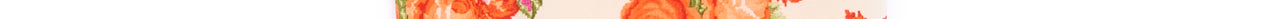 Orange and red flower print side slit skirt Faume - seconde main