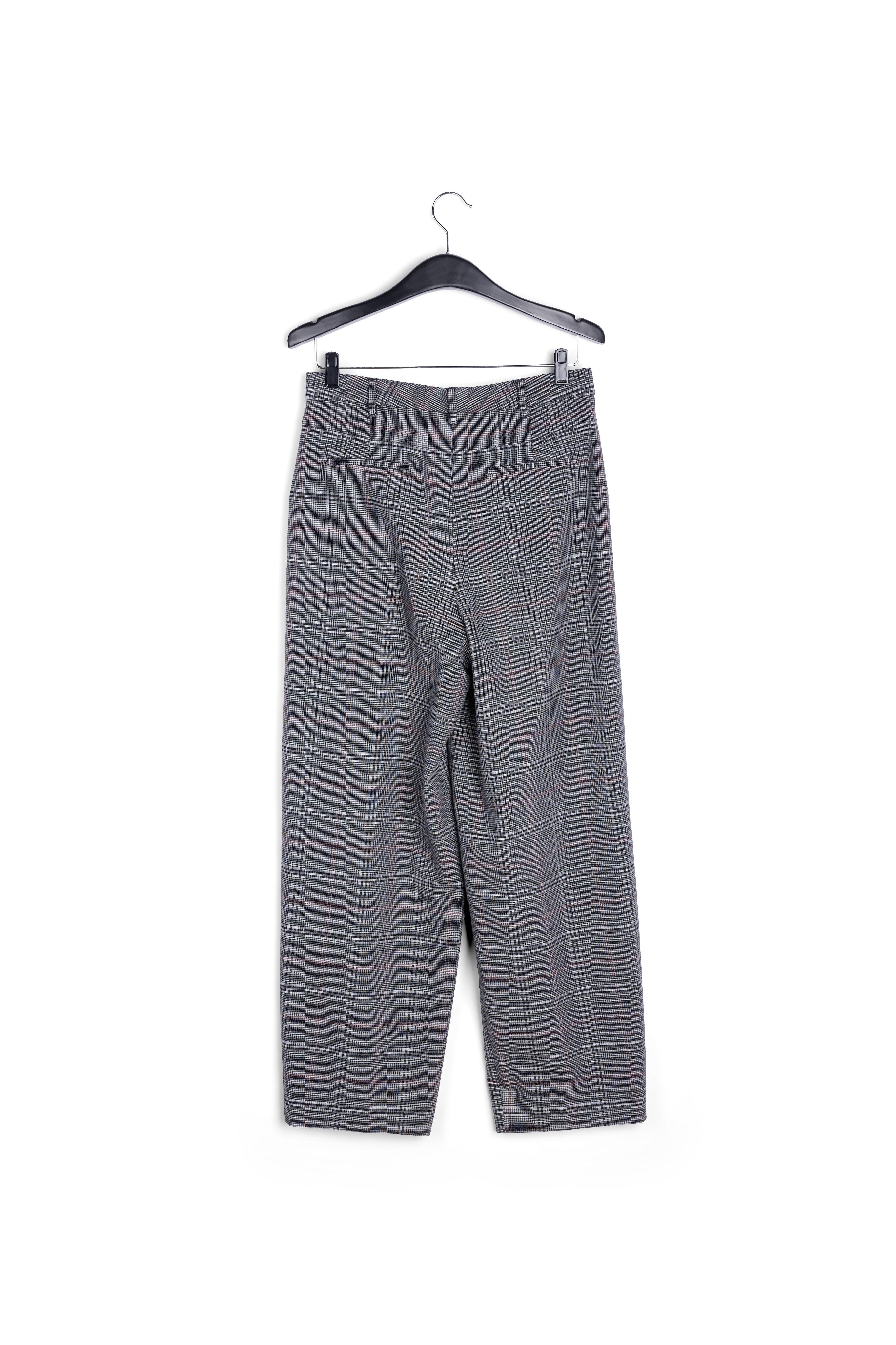 Short long gris à carreaux RE—SSENTIEL | Essentiel second hand