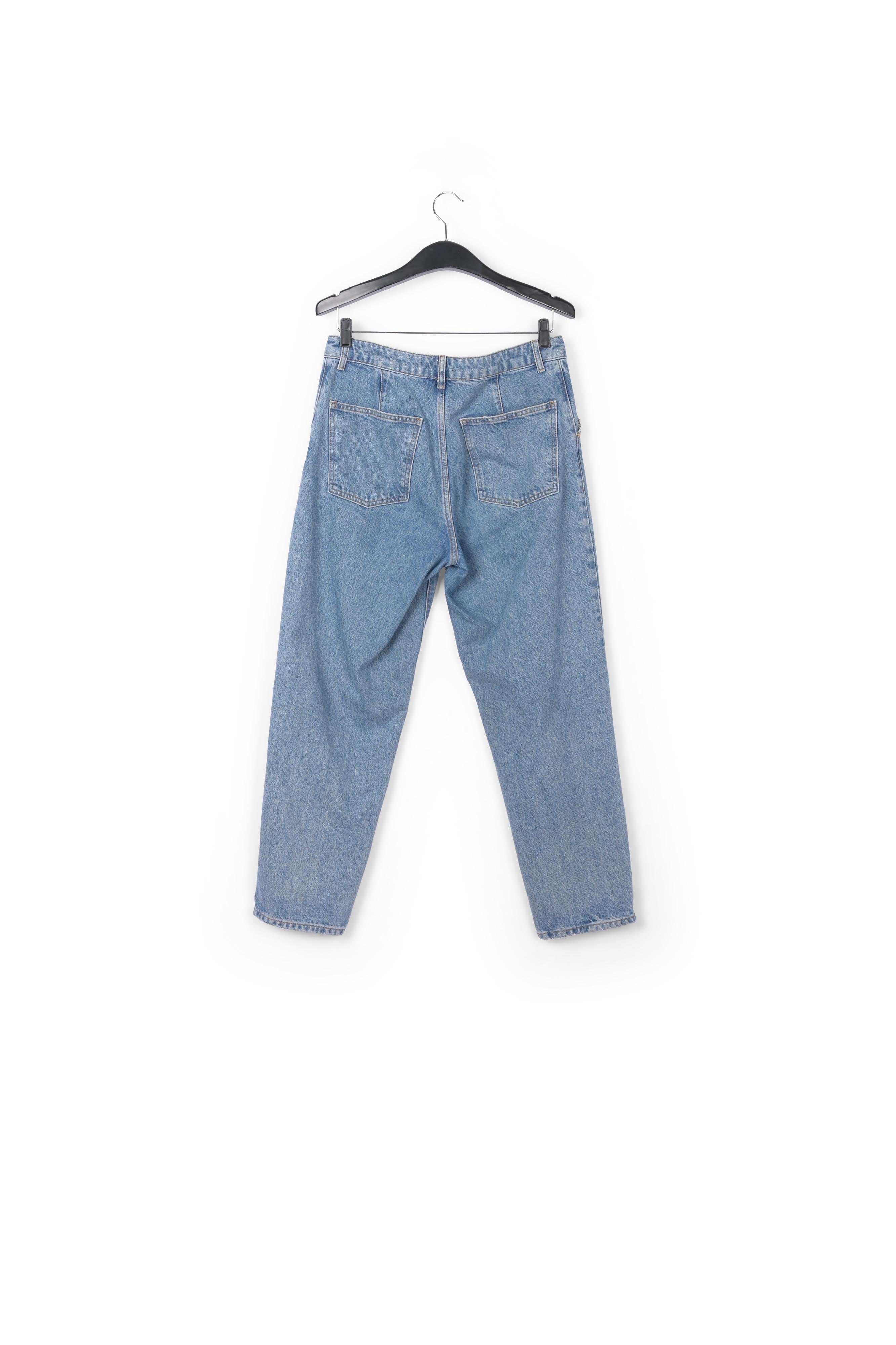 Jean bleu foncé à taille haute RE—SSENTIEL | Essentiel second hand