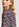 Black floral-print mini dress Faume - seconde main