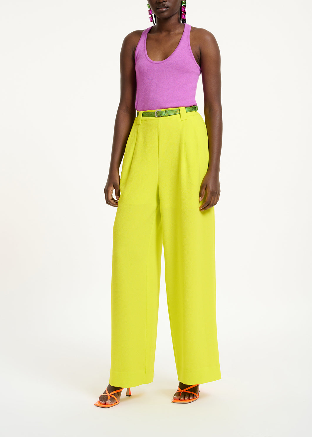 Débardeur pourpre en tricot fin RE—SSENTIEL | Essentiel second hand