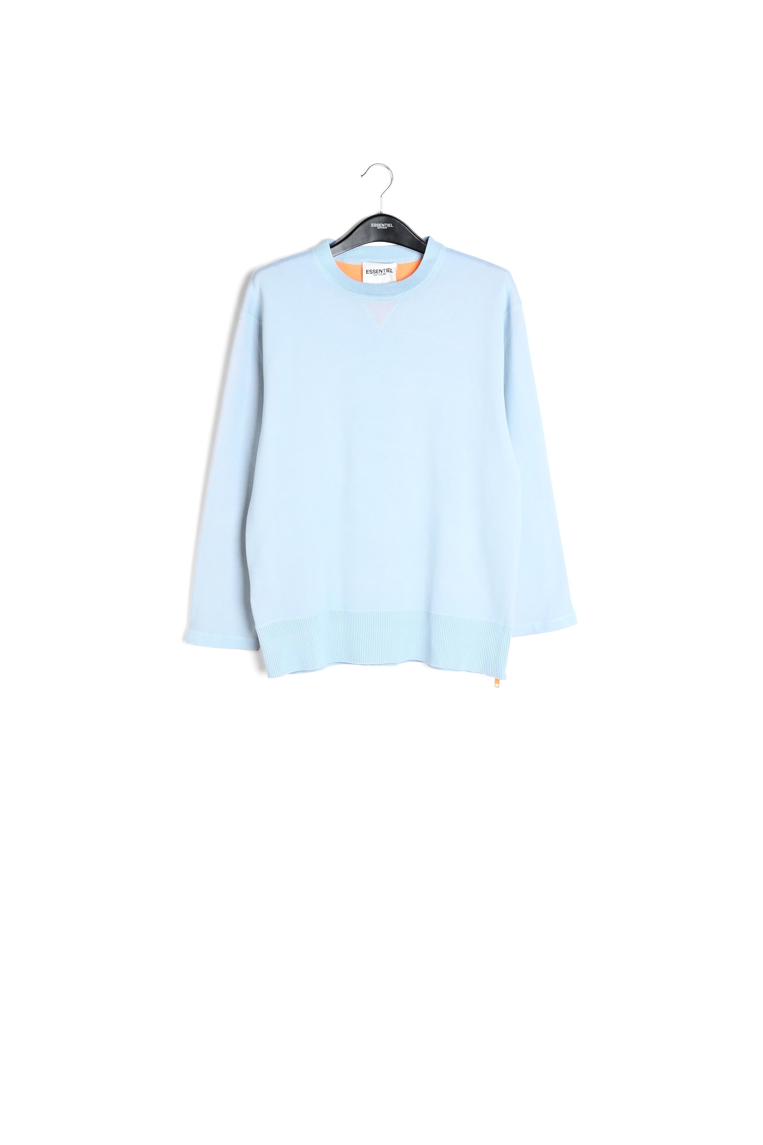 Light blue sweater with boxy cut RE—SSENTIEL | Essentiel second hand