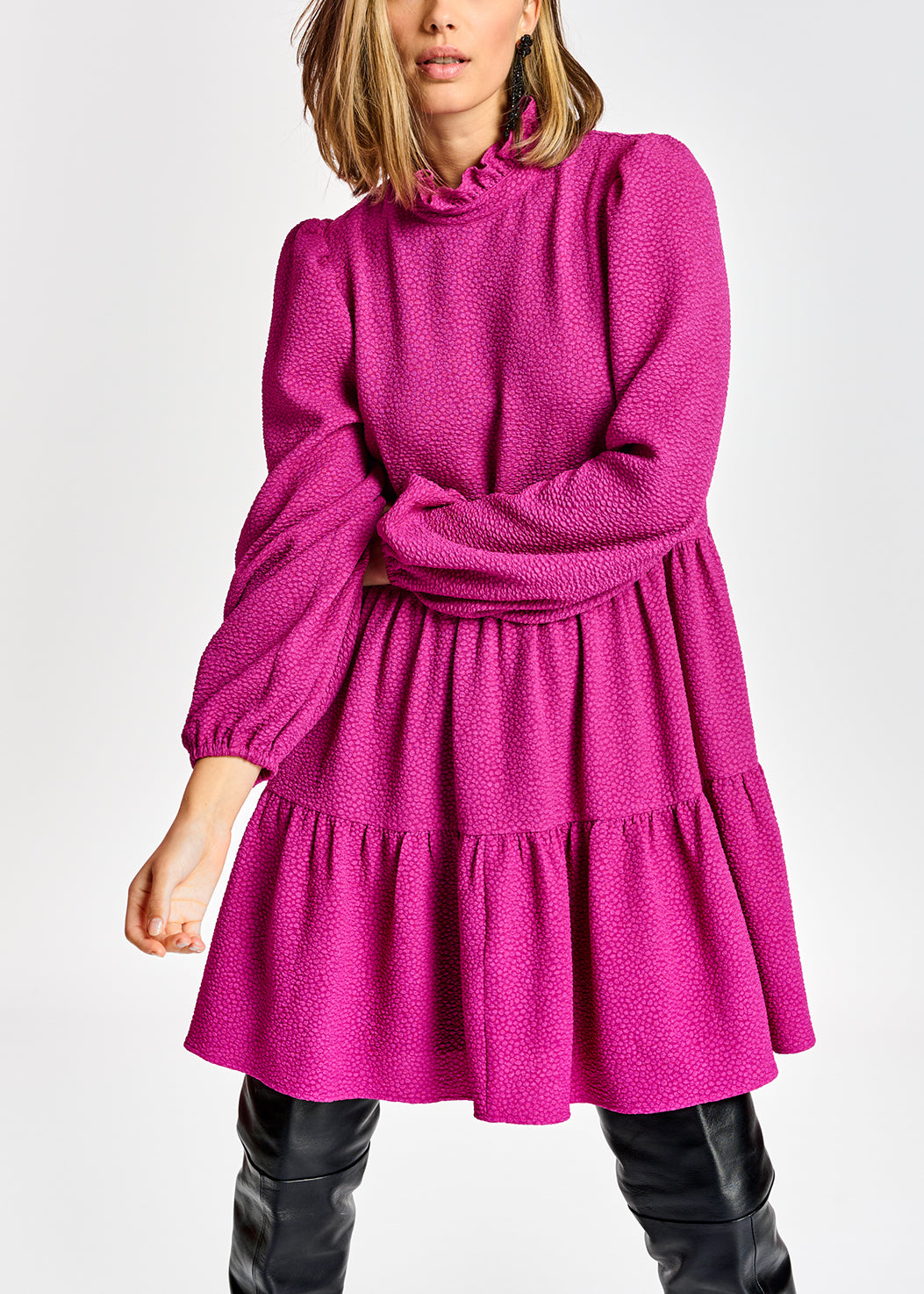 Agonize ruffle collar dress RE—SSENTIEL | Essentiel second hand