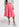 Roze midirok met plooien Faume - seconde main
