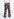Beige cotton pants with dark blue graphic print Faume - seconde main