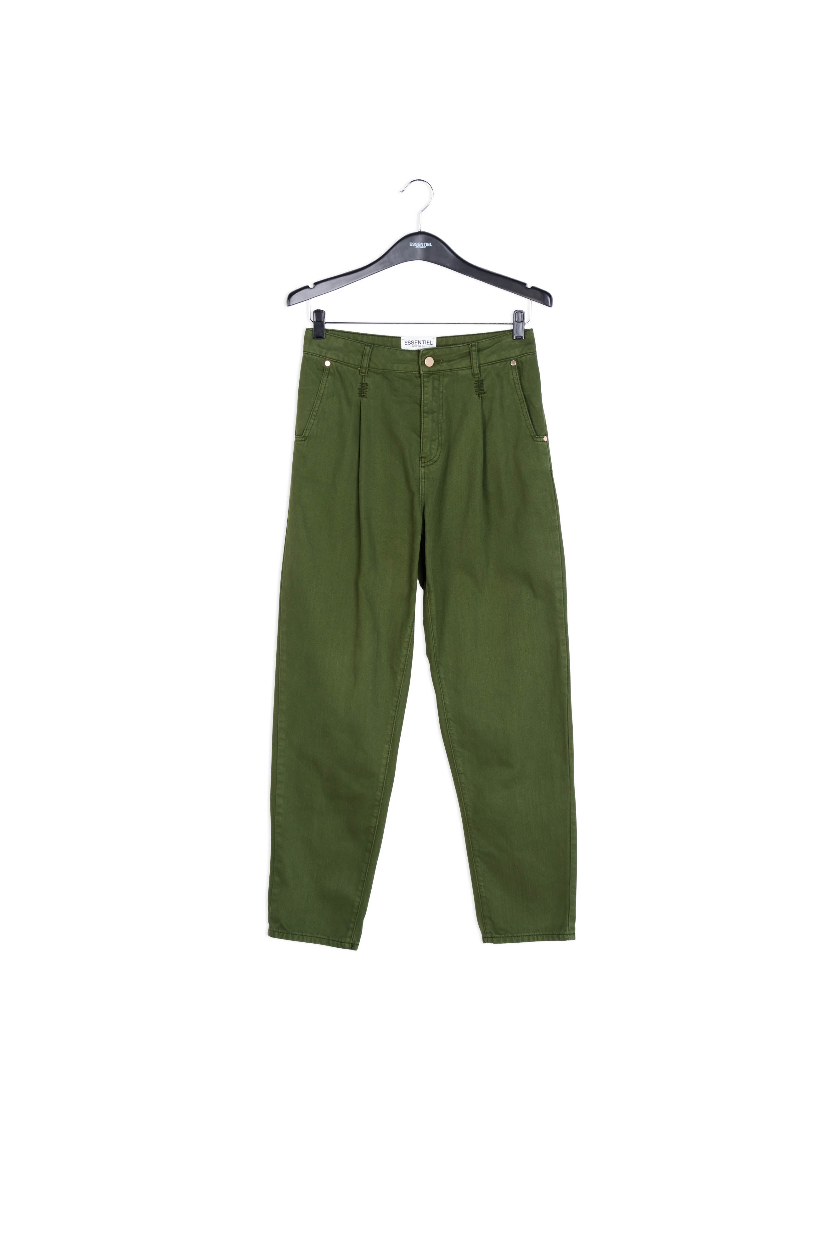 Jean fuselé vert pin RE—SSENTIEL | Essentiel second hand