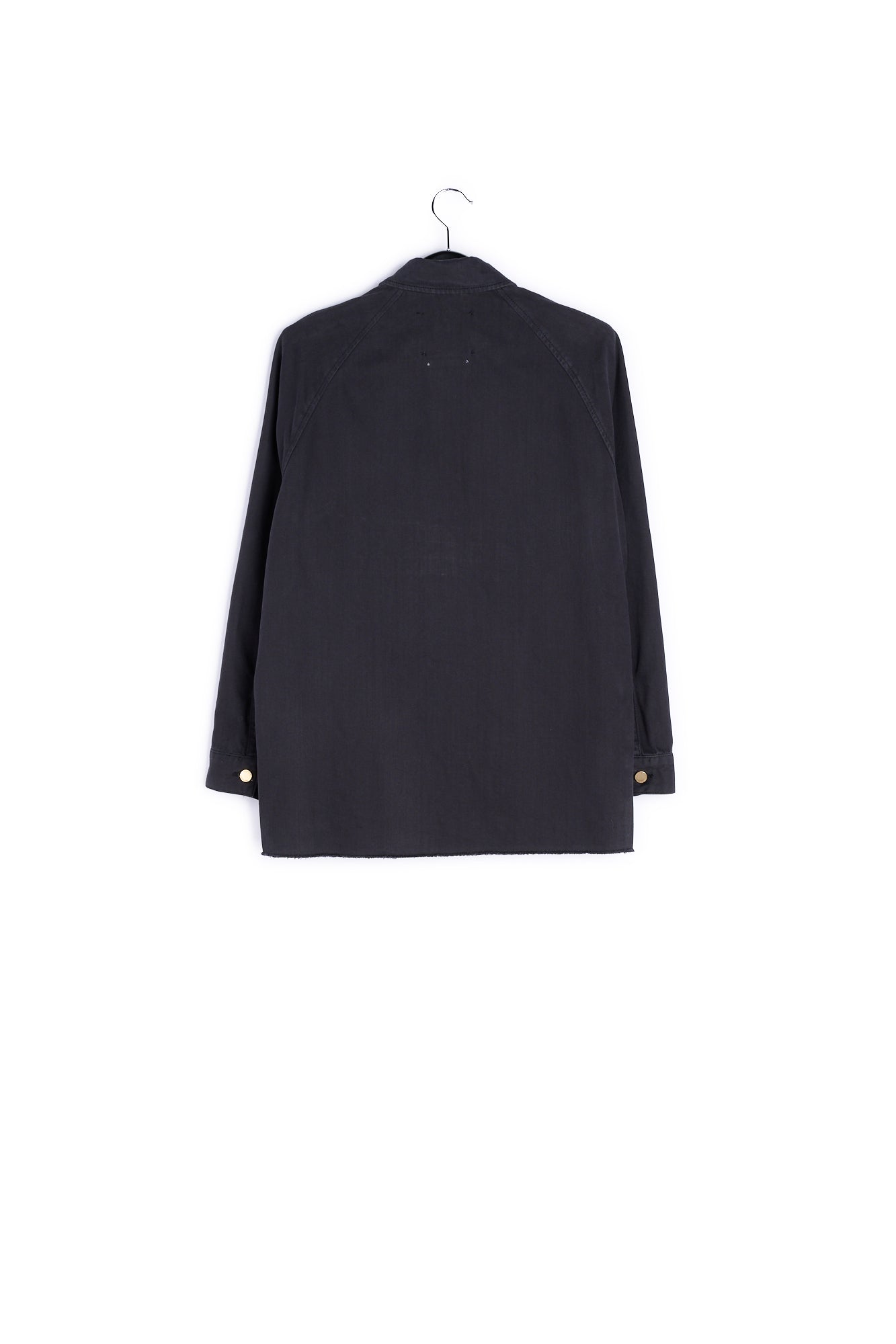 Black denim overshirt RE—SSENTIEL | Essentiel second hand