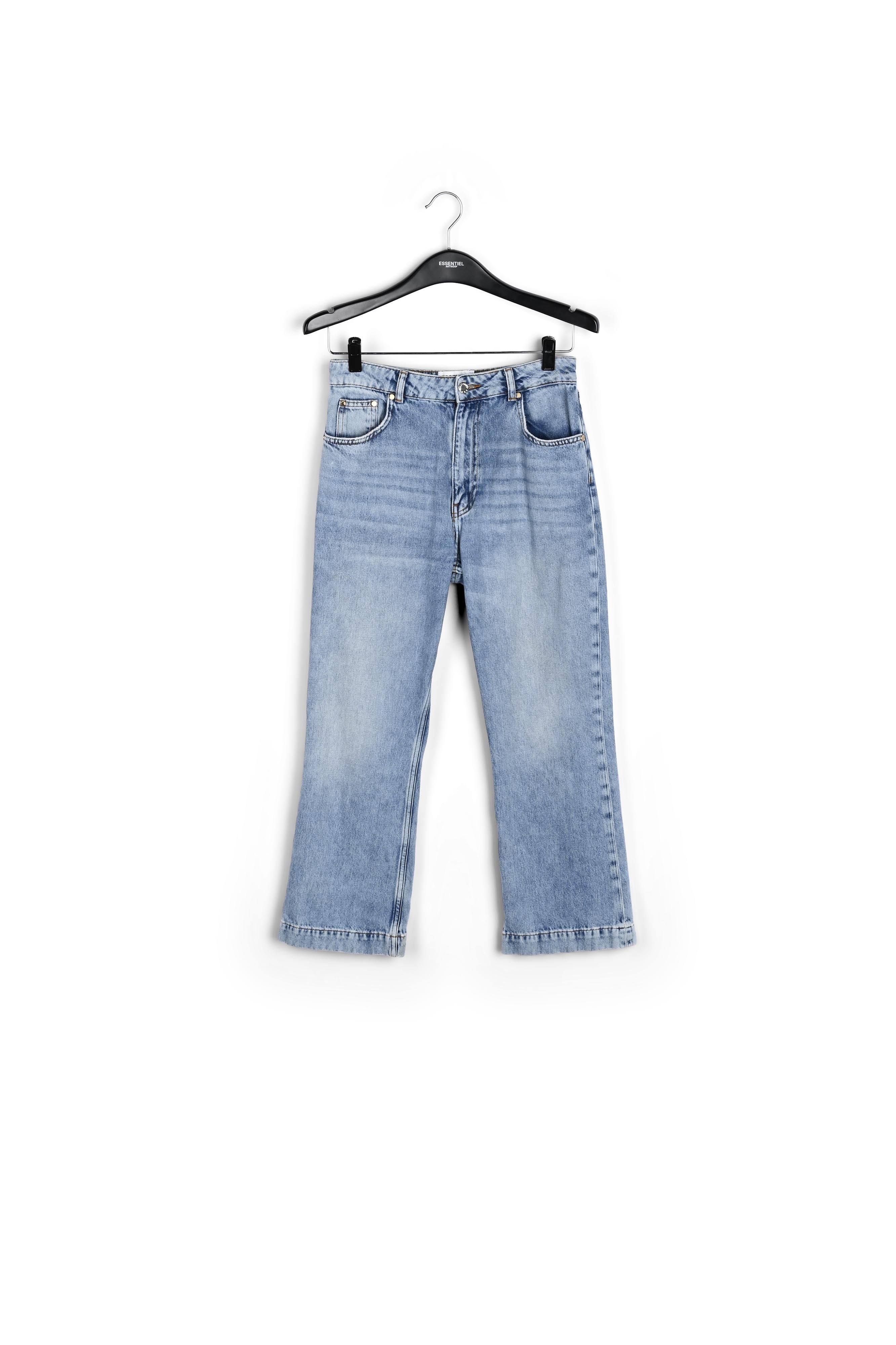 Blauwe jeans met hoge taille RE—SSENTIEL | Essentiel second hand