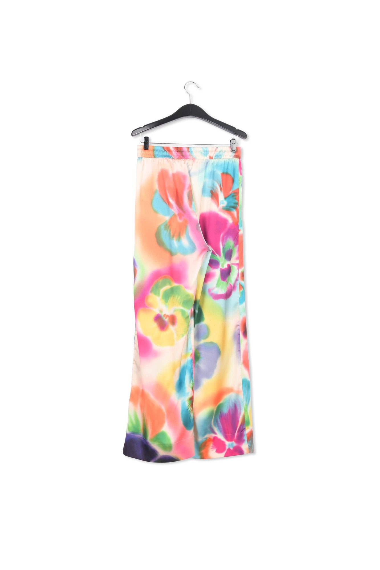 Multicolor floral print wide-leg pants RE—SSENTIEL | Essentiel second hand