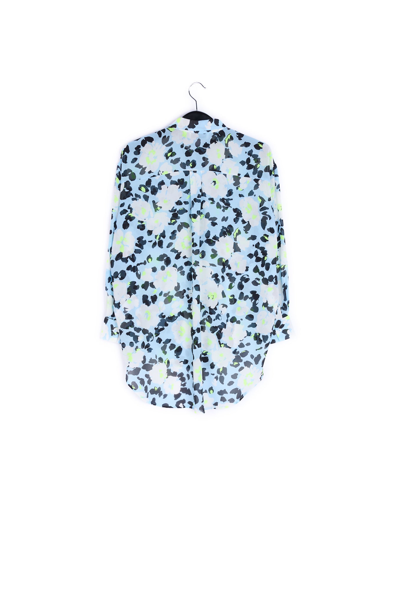 Light blue floral-print shirt RE—SSENTIEL | Essentiel second hand
