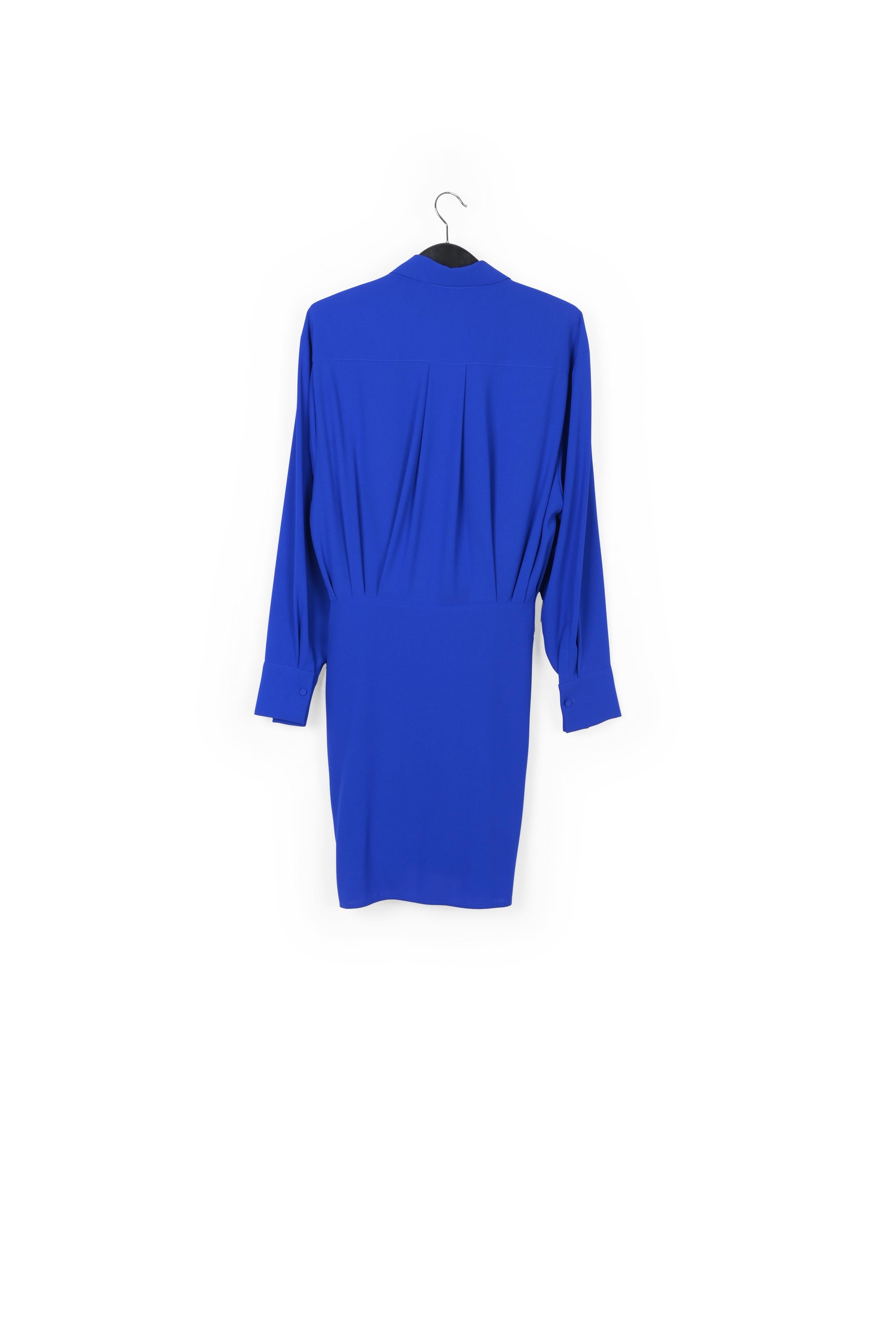 Dark blue mini wrap dress RE—SSENTIEL | Essentiel second hand