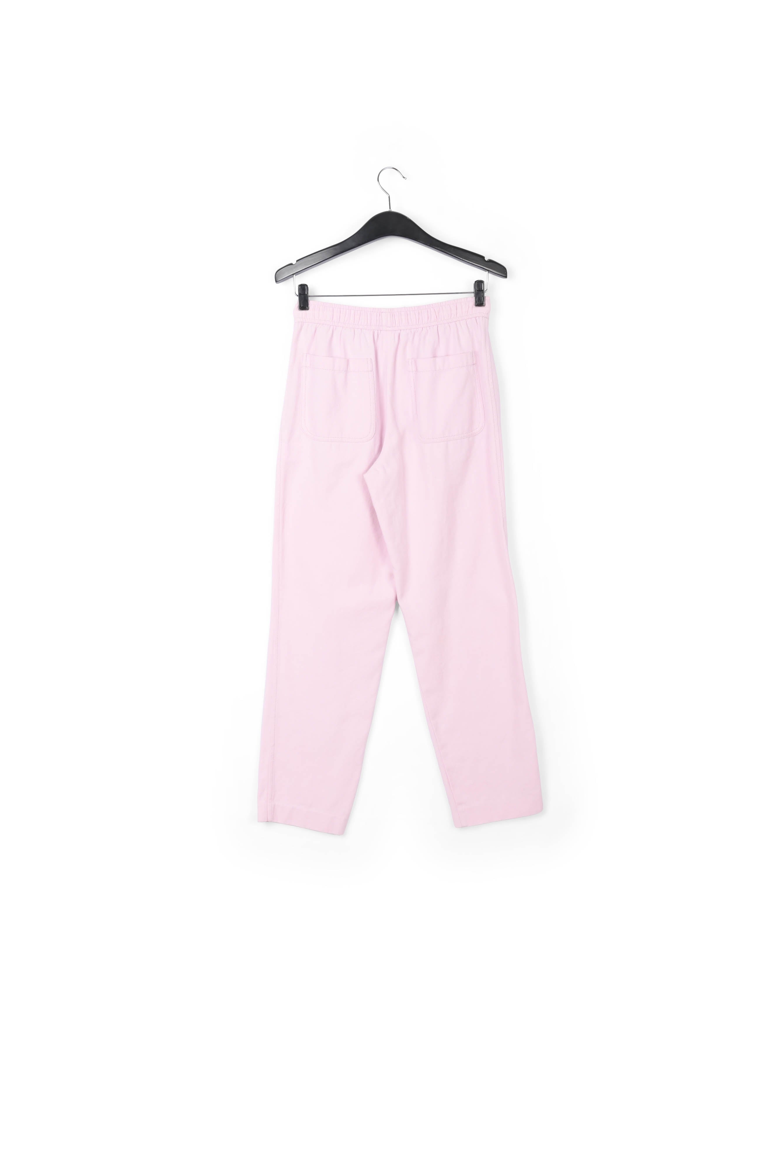 Lilac cotton tapered pants RE—SSENTIEL | Essentiel second hand