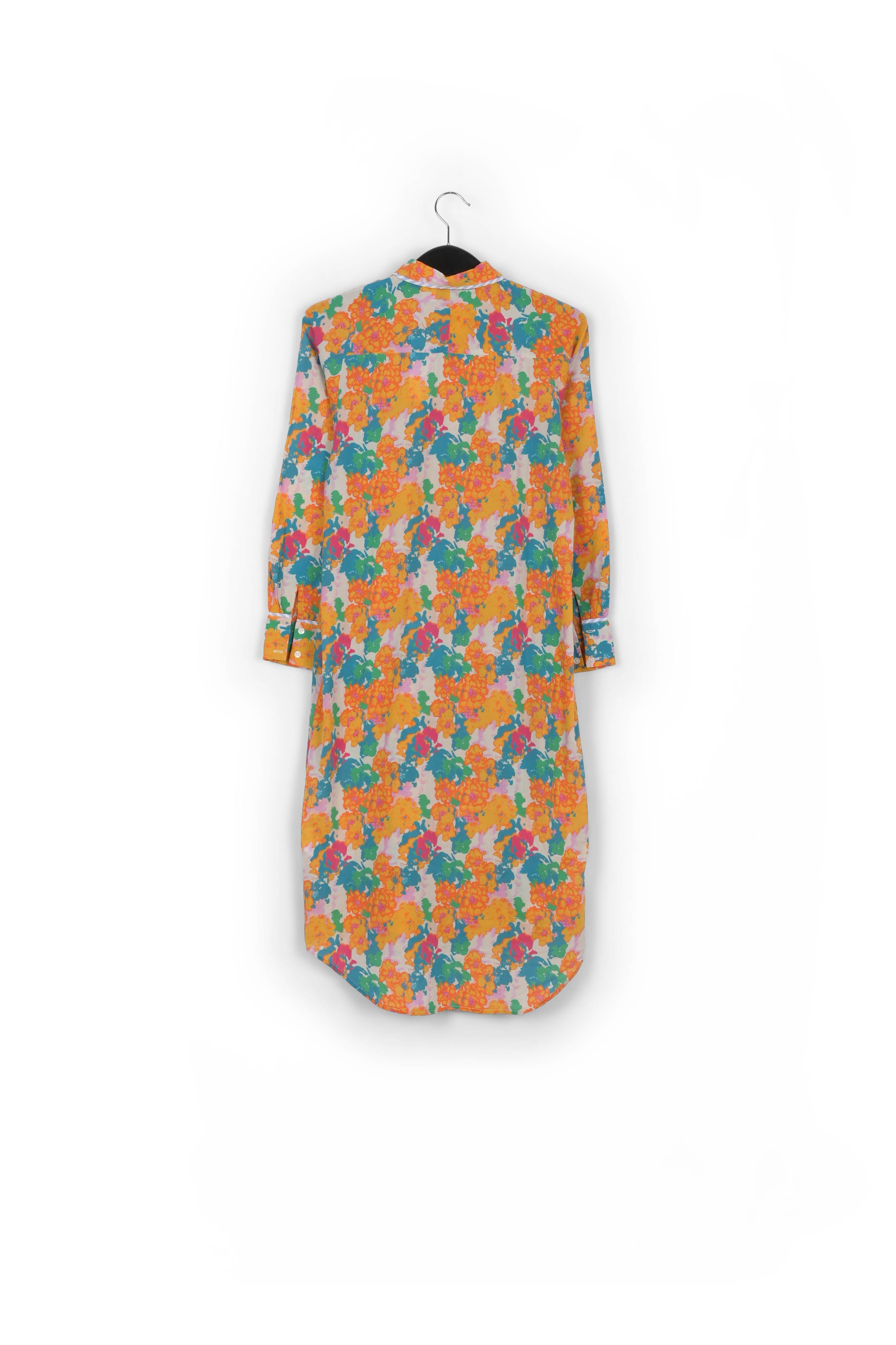 Multicoloured floral-print shirt dress RE—SSENTIEL | Essentiel second hand