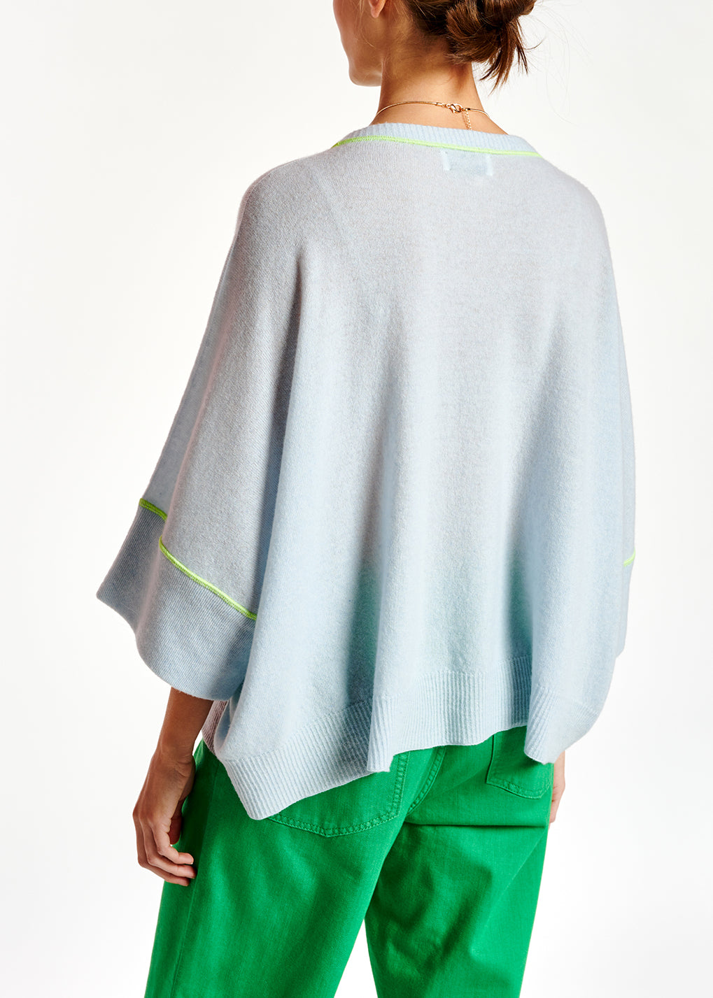 Light blue merino wool and cashmere sweater RE—SSENTIEL | Essentiel second hand