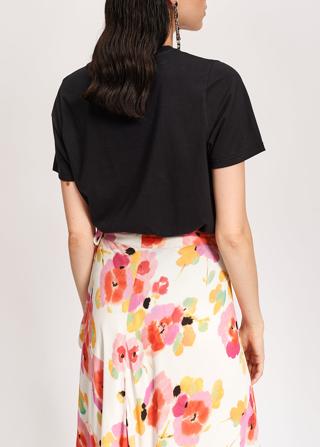 Black cotton-jersey 'sex shooter' t-shirt RE—SSENTIEL | Essentiel second hand