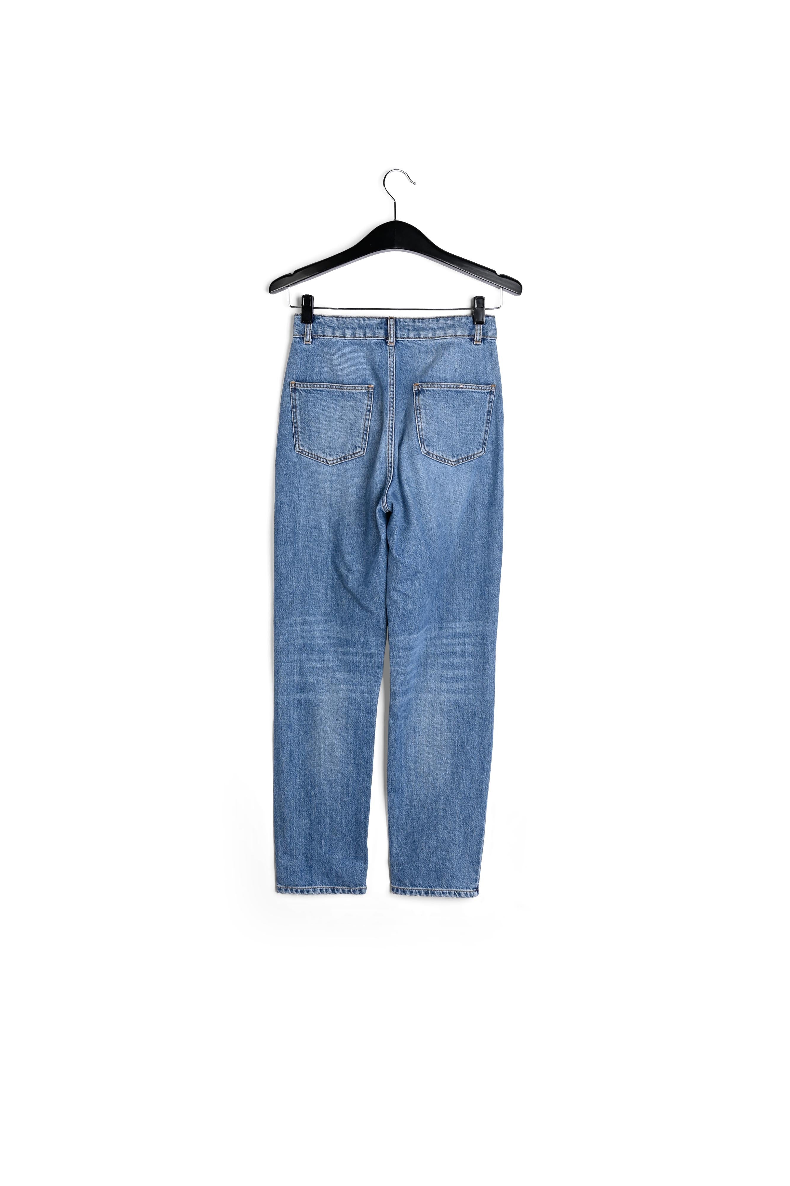 Afgewassen jeans met stras RE—SSENTIEL | Essentiel second hand