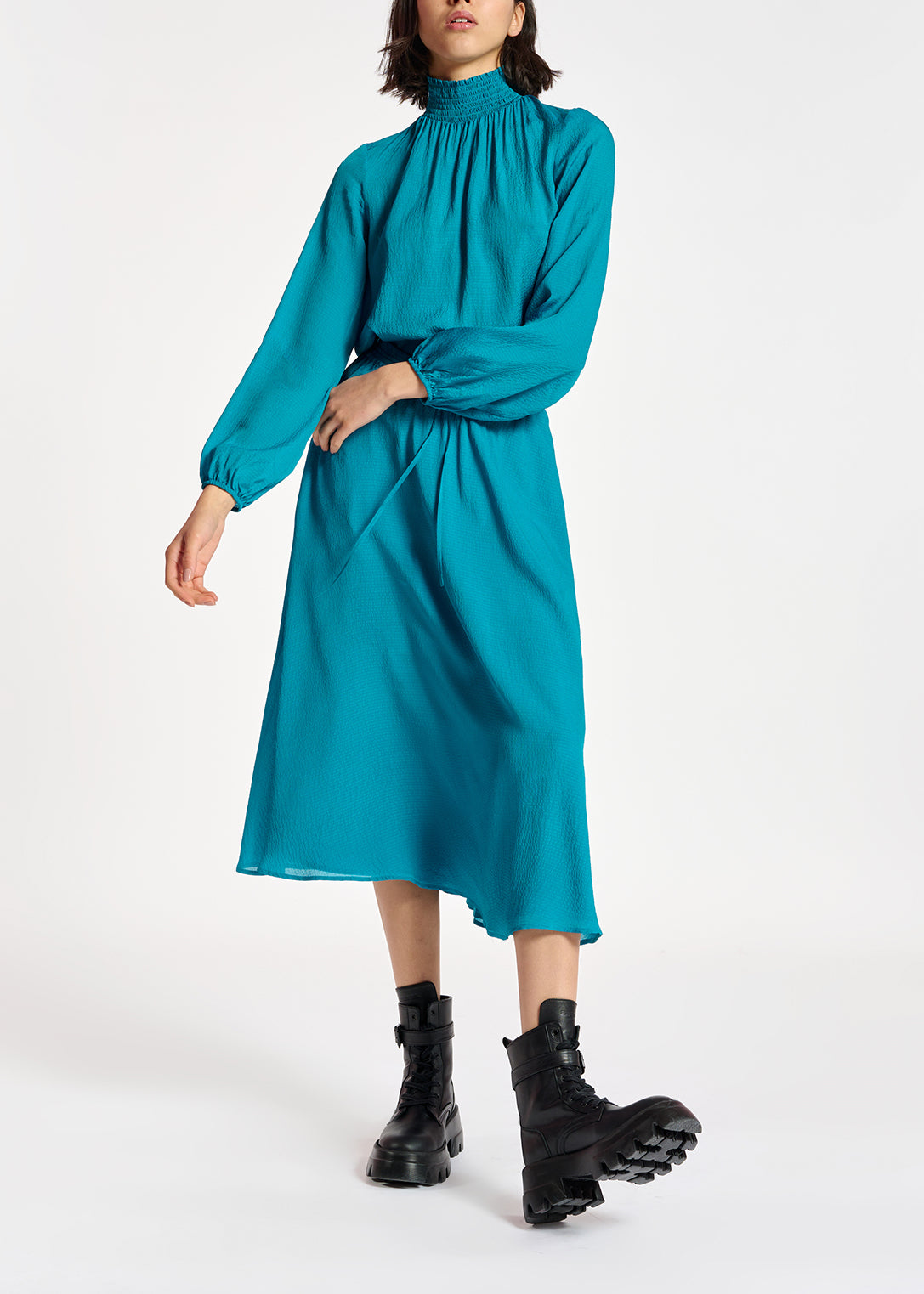 Blauwe top met wijde pasvorm RE—SSENTIEL | Essentiel second hand