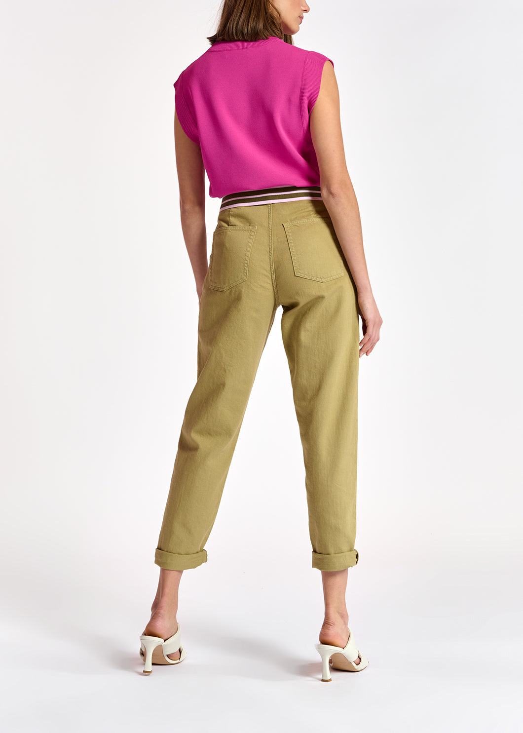 Beige boyfriend jeans RE—SSENTIEL | Essentiel second hand