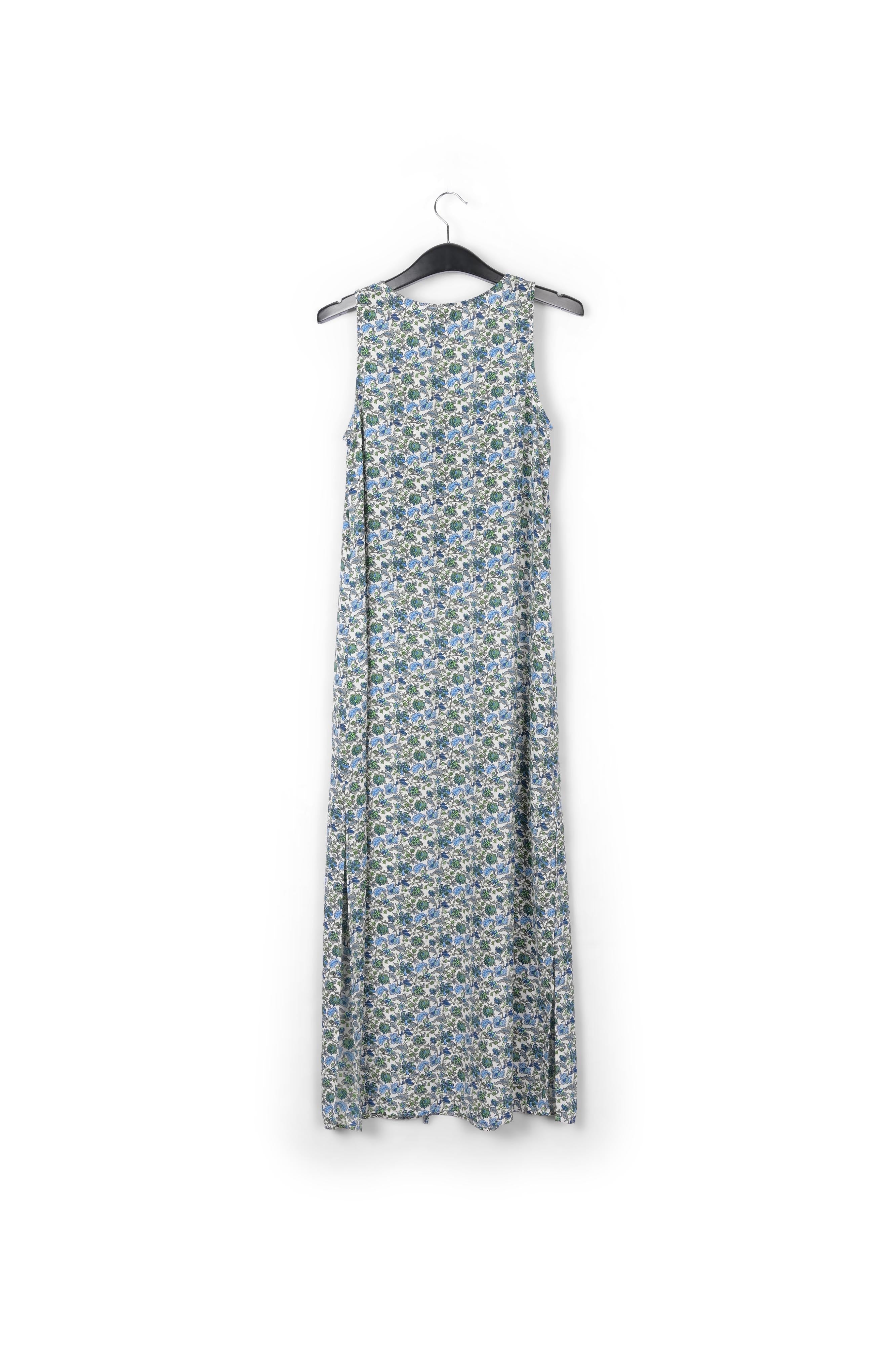 Floral print sleeveless maxi dress with rhinestones RE—SSENTIEL | Essentiel second hand