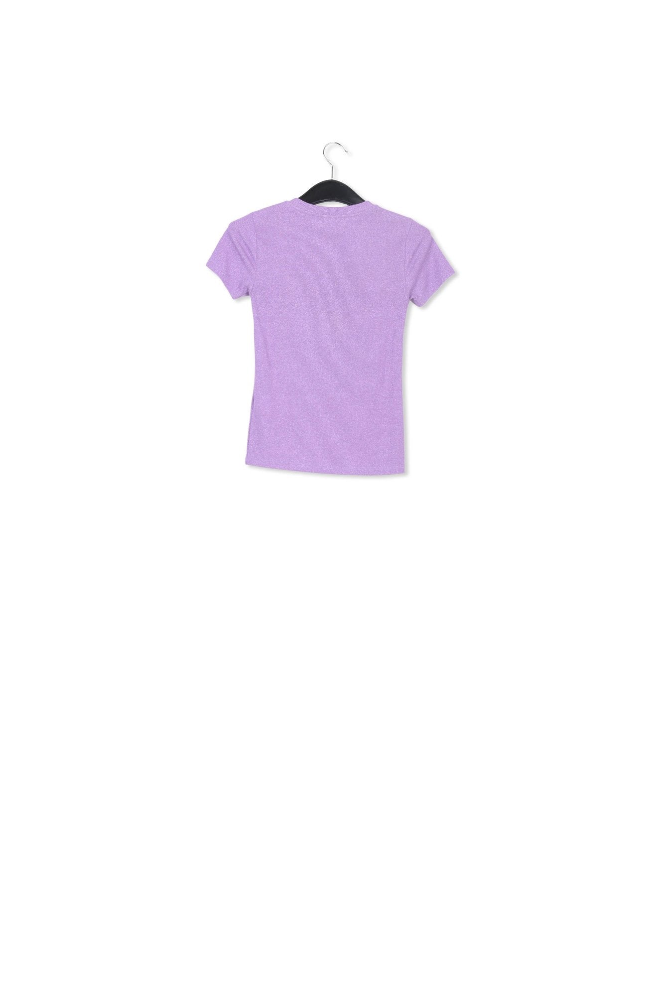 Lilac lurex T-shirt RE—SSENTIEL | Essentiel second hand