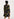 Black floral-printed mini dress Faume - seconde main