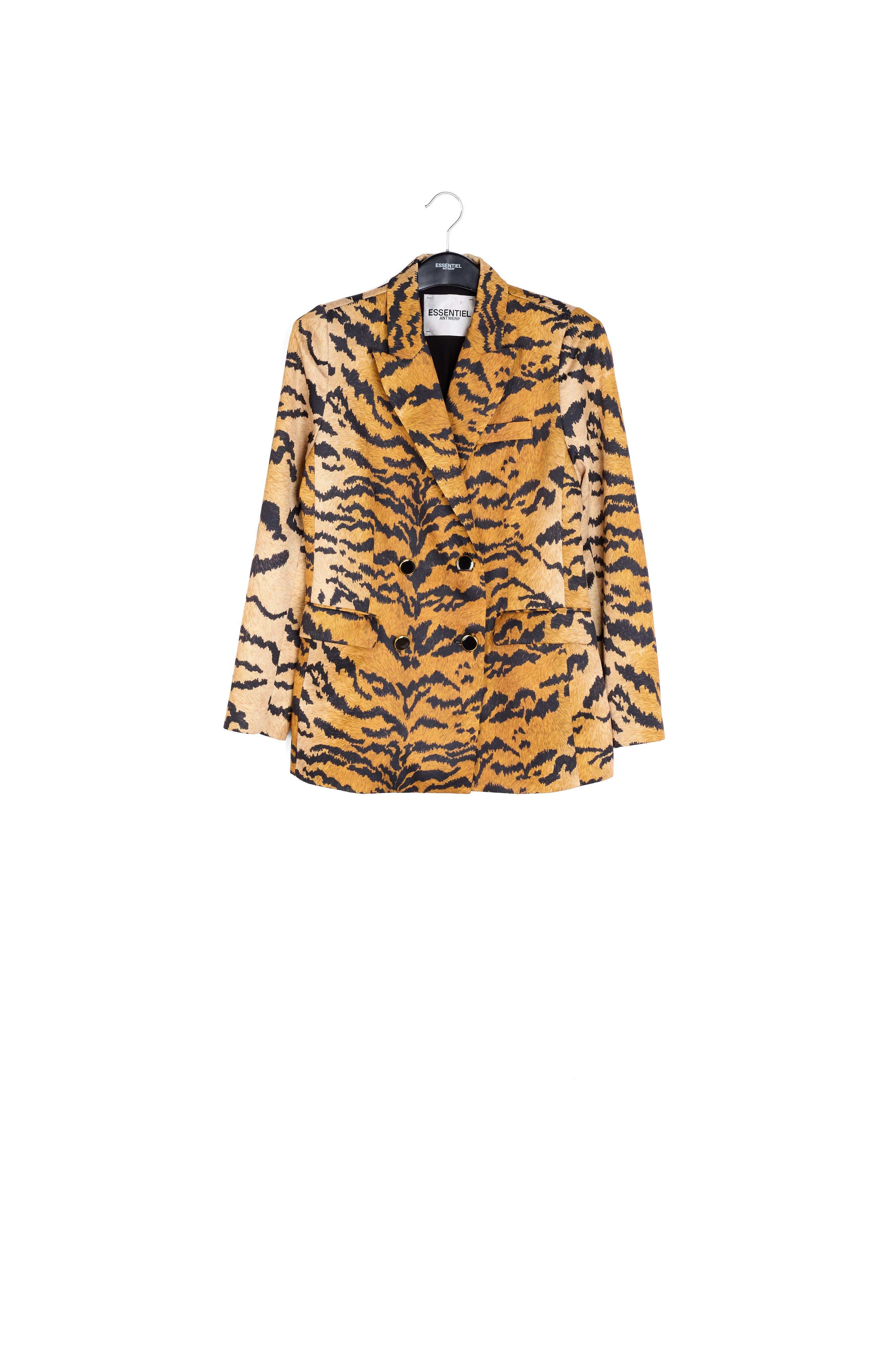 Veste tailleur à imprimé tigre RE—SSENTIEL | Essentiel second hand