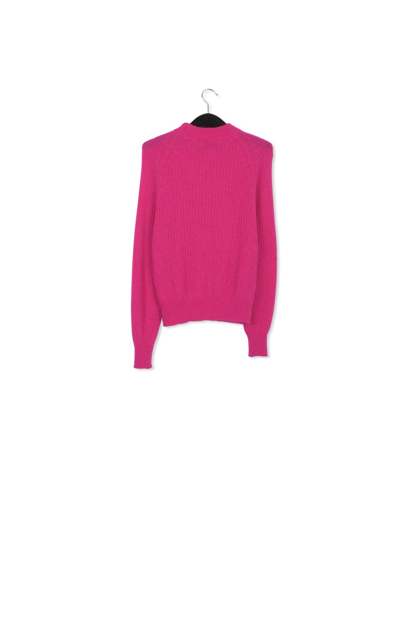 Pull ajusté en tricot fuchsia RE—SSENTIEL | Essentiel second hand